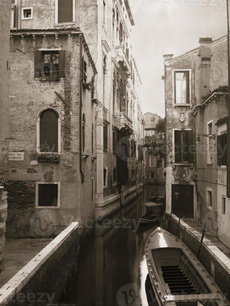 kanalen i Venedig foto