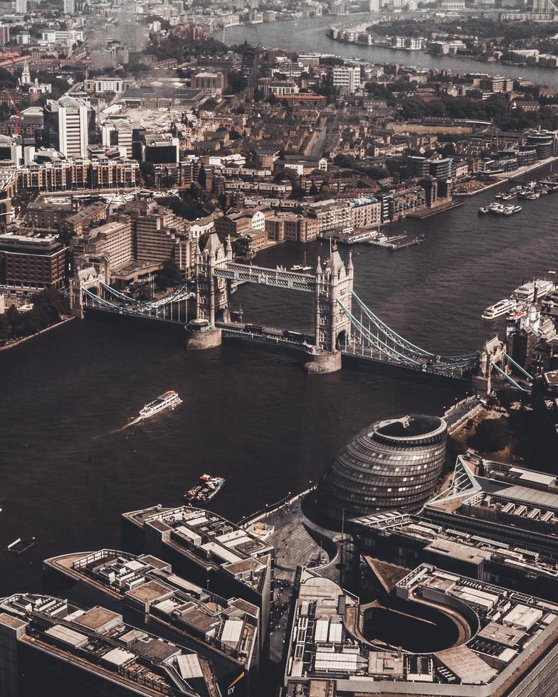 flygfotografering av London Bridge foto