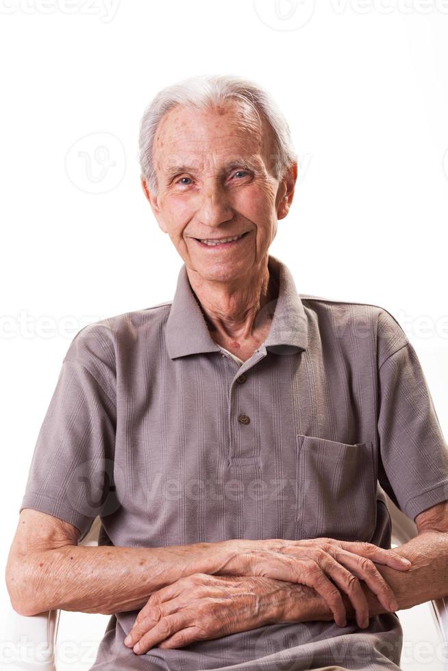 porträtt av äldre senior män foto