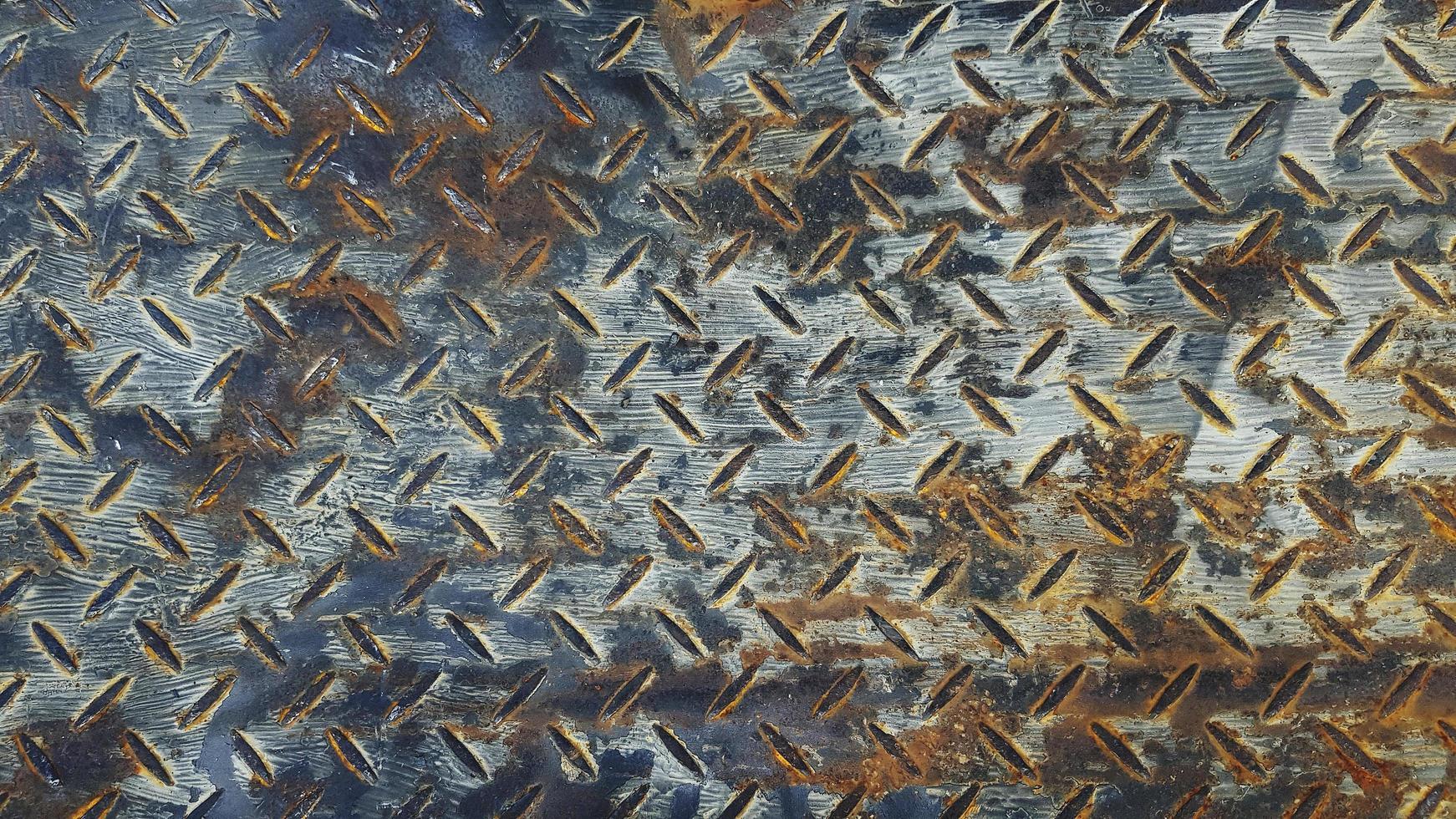 rostig rostfri stål bakgrund sömlös mönster av rost järn vägg eller tapet. texturerad eller grunge panel och hård material begrepp. foto