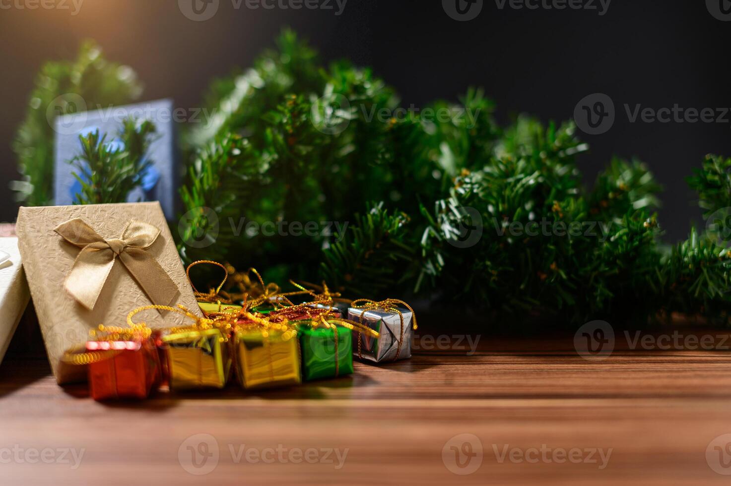 julbakgrund för adventssäsongen foto