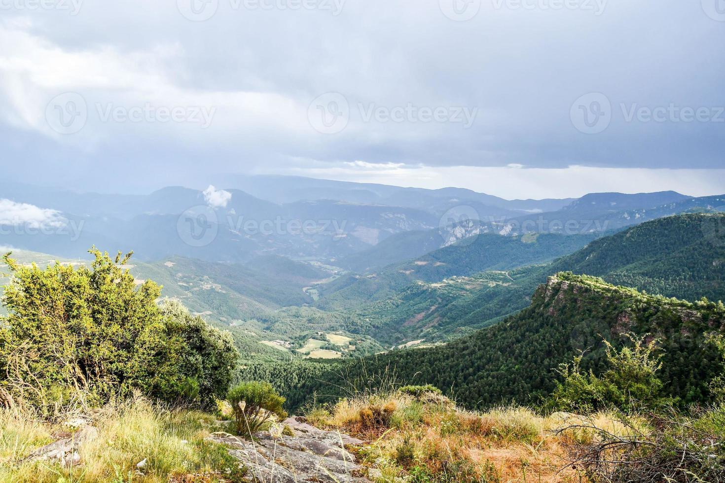 utsikt över bergen foto