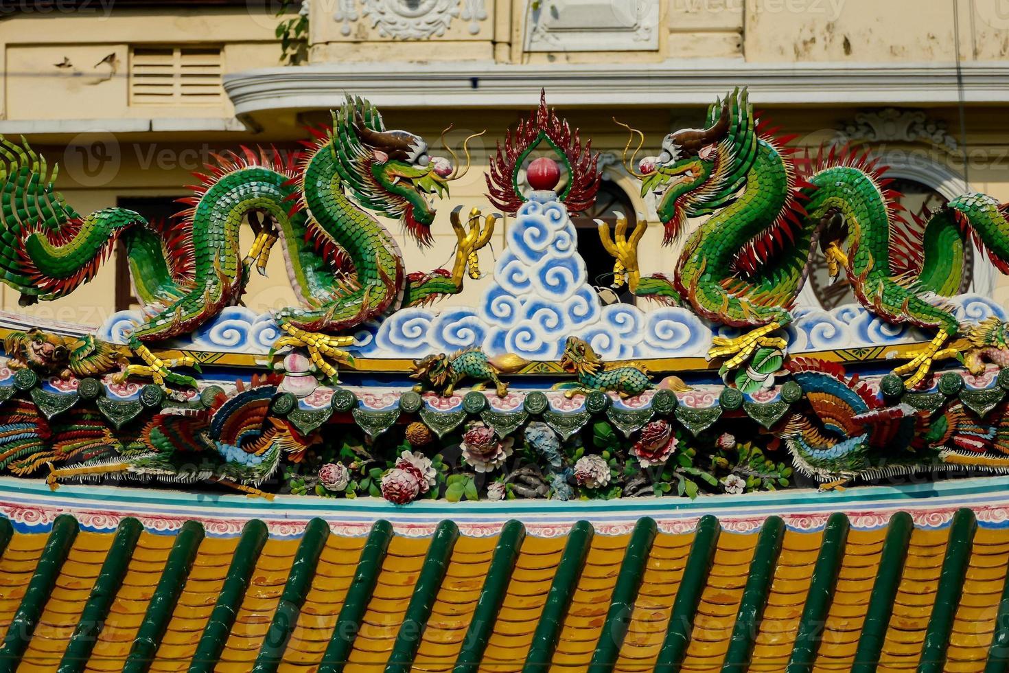 wat tempel detalj foto