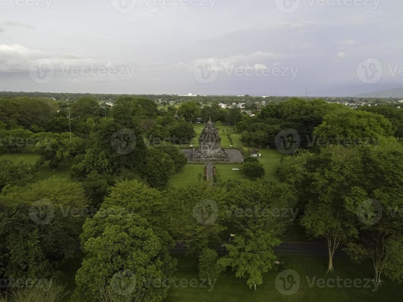 antenn se av candi bubrah, del av prambanan tempel i indonesien foto