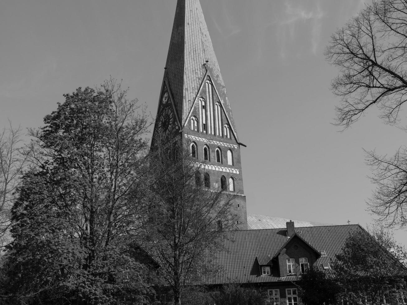 de stad av luneburg i Tyskland foto