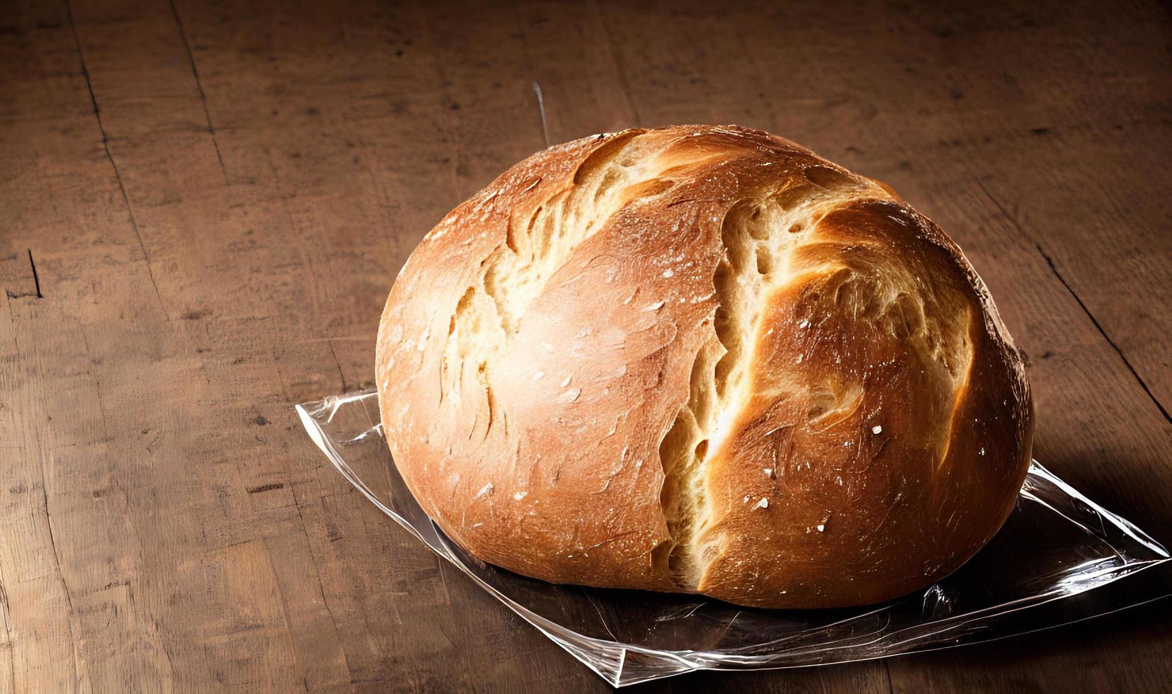 ugn - traditionell färsk varm kokta bröd. bröd stänga skytte. foto