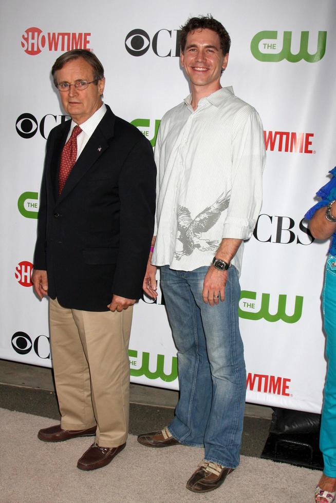 David mccallum anländer på de cbs showtime cw cbs tv distribution tca stjärnor fest på de Huntington bibliotek i san marino, ca på augusti 3, 2009 foto