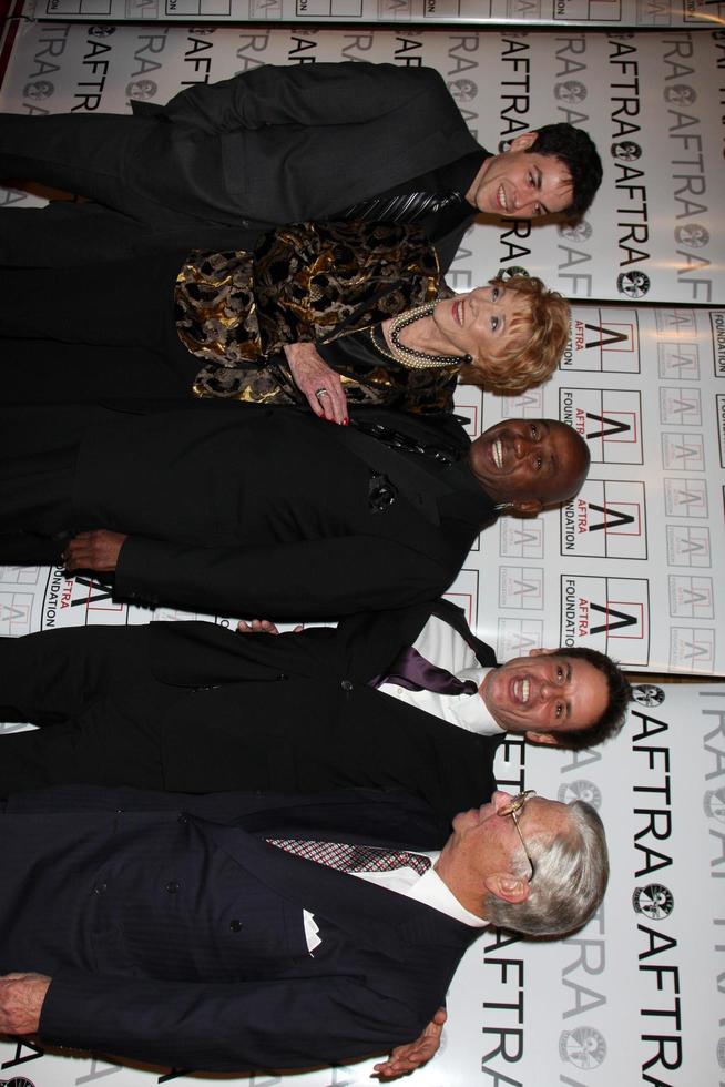 David lago, jeanne tunnbindare, ben vereen, kristen leblanc, och paul rauch anländer på de efter media och underhållning förträfflighet utmärkelser amees på de biltmore hotell i los angeles, ca på Mars, 9 2009 foto