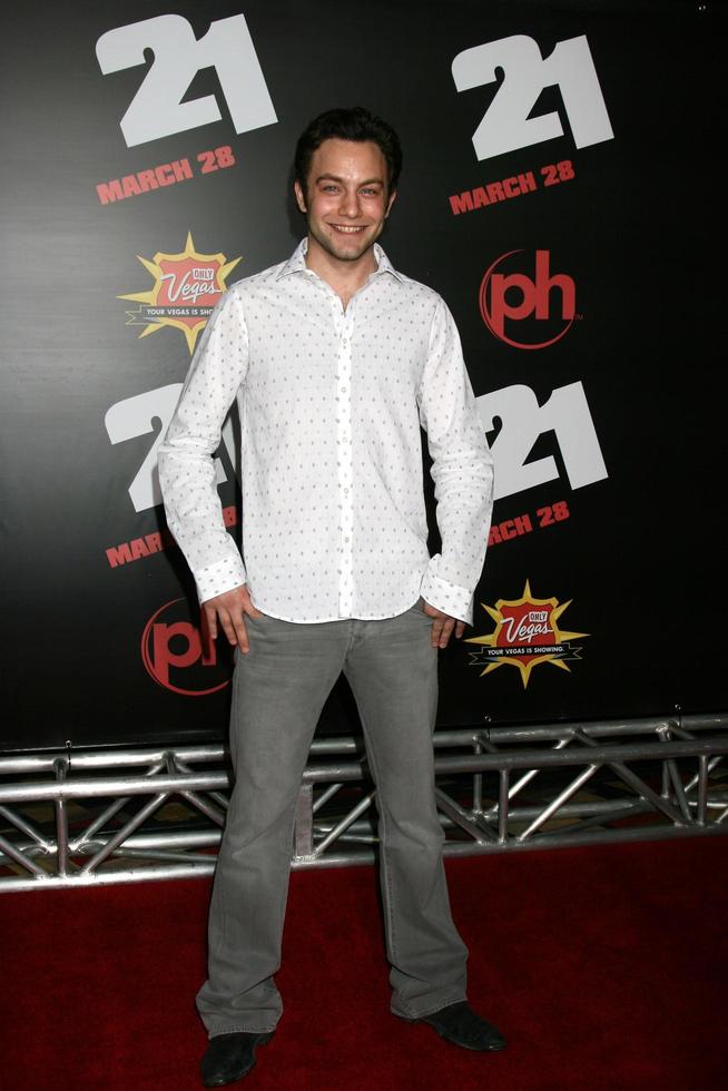 Jonathan sadowski 21 premiär planet hollywood hotell och kasino las vegas, nv match 12 2008 foto