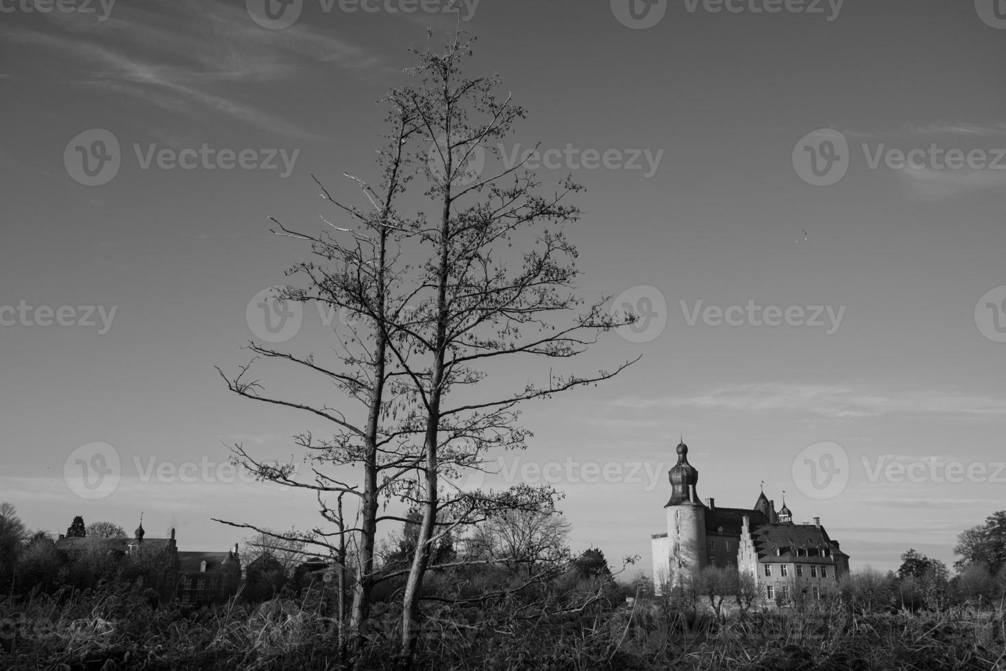 på en slott i Westfalen foto