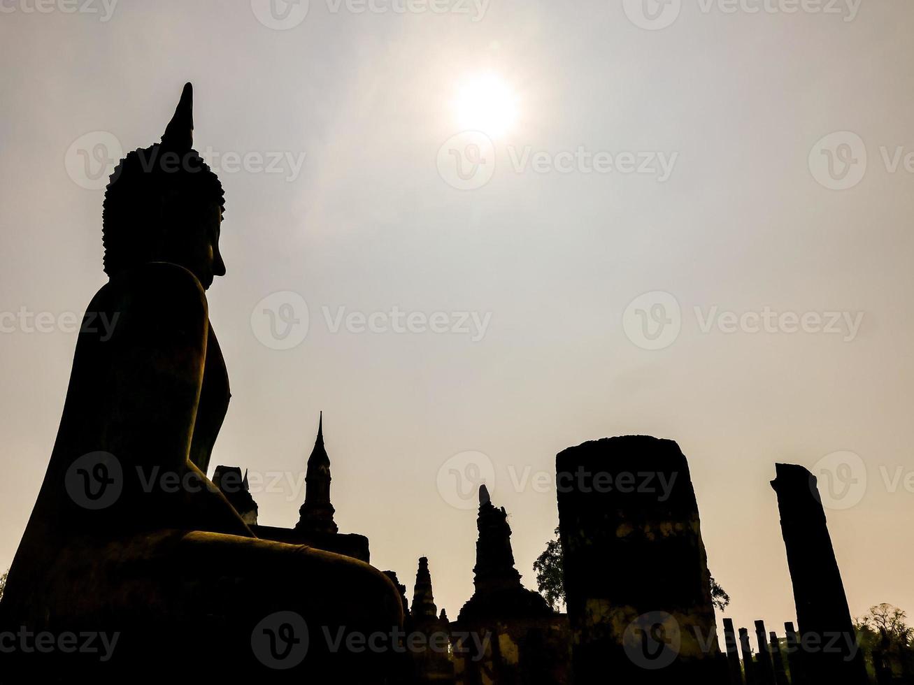 thai tempel staty foto