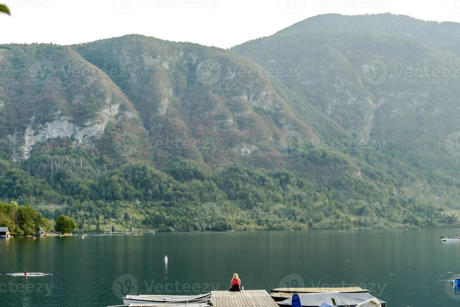 landskap i Slovenien, Europa foto