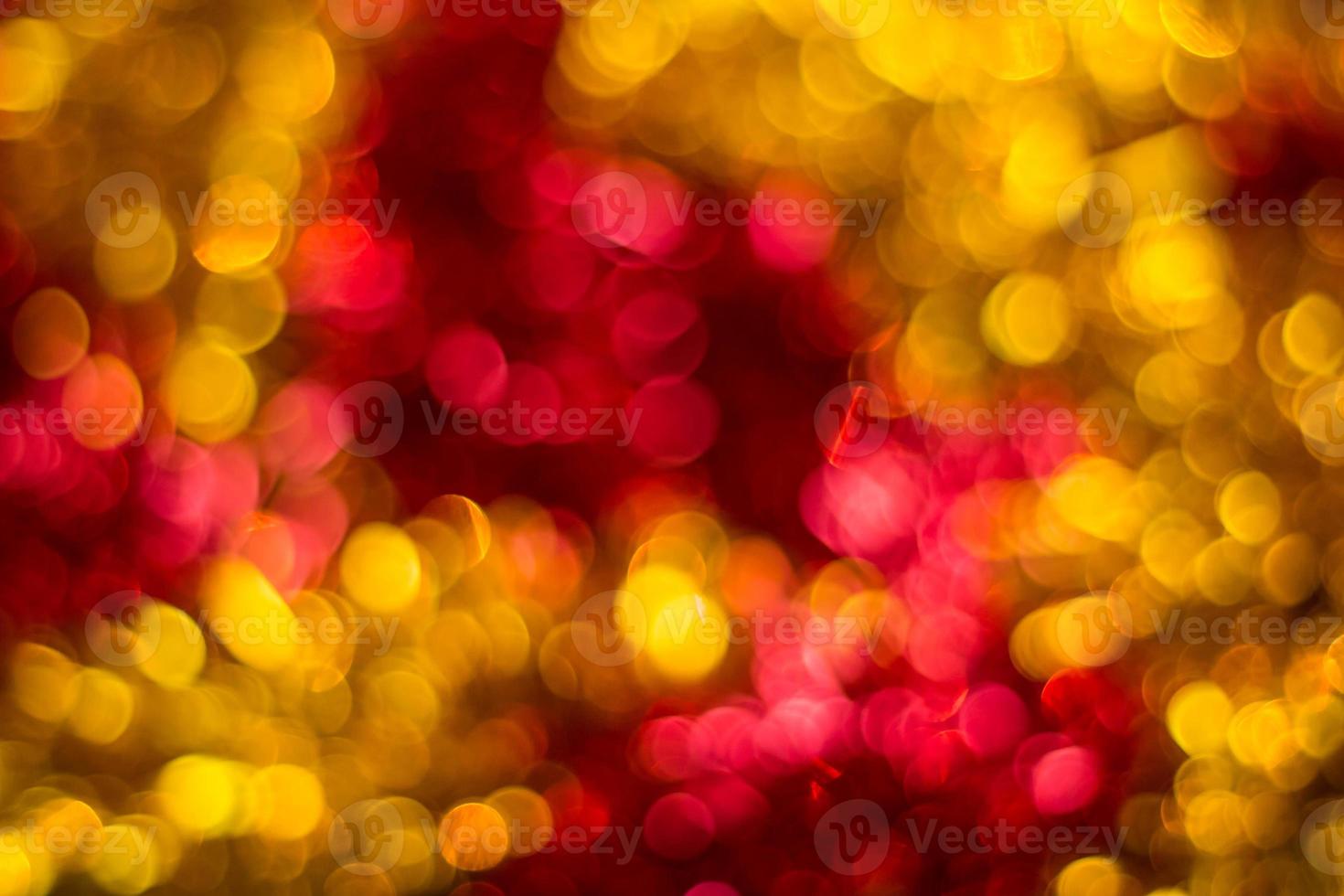 jul bakgrund. festlig abstrakt med bokeh oskärpa ljus foto