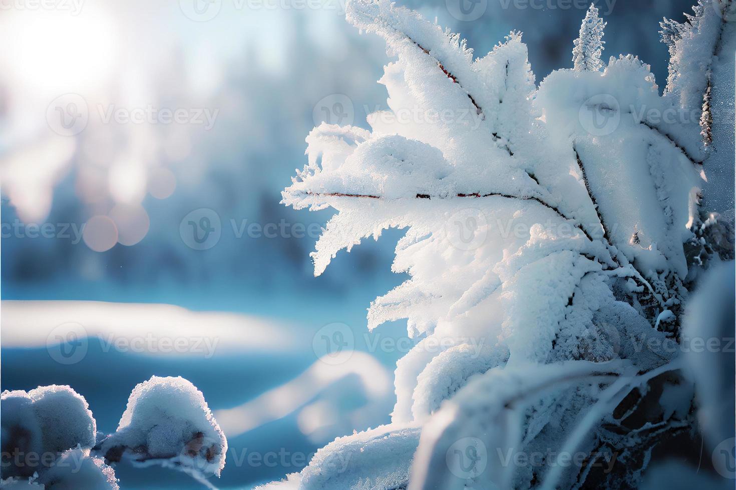 vinter- bakgrund av snö och frost foto