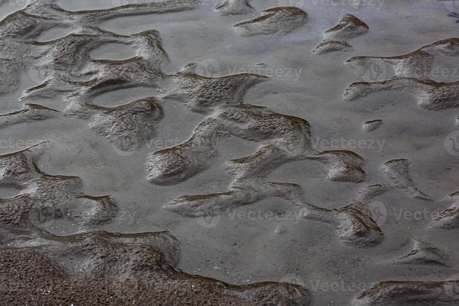 mönster i de strand sand foto