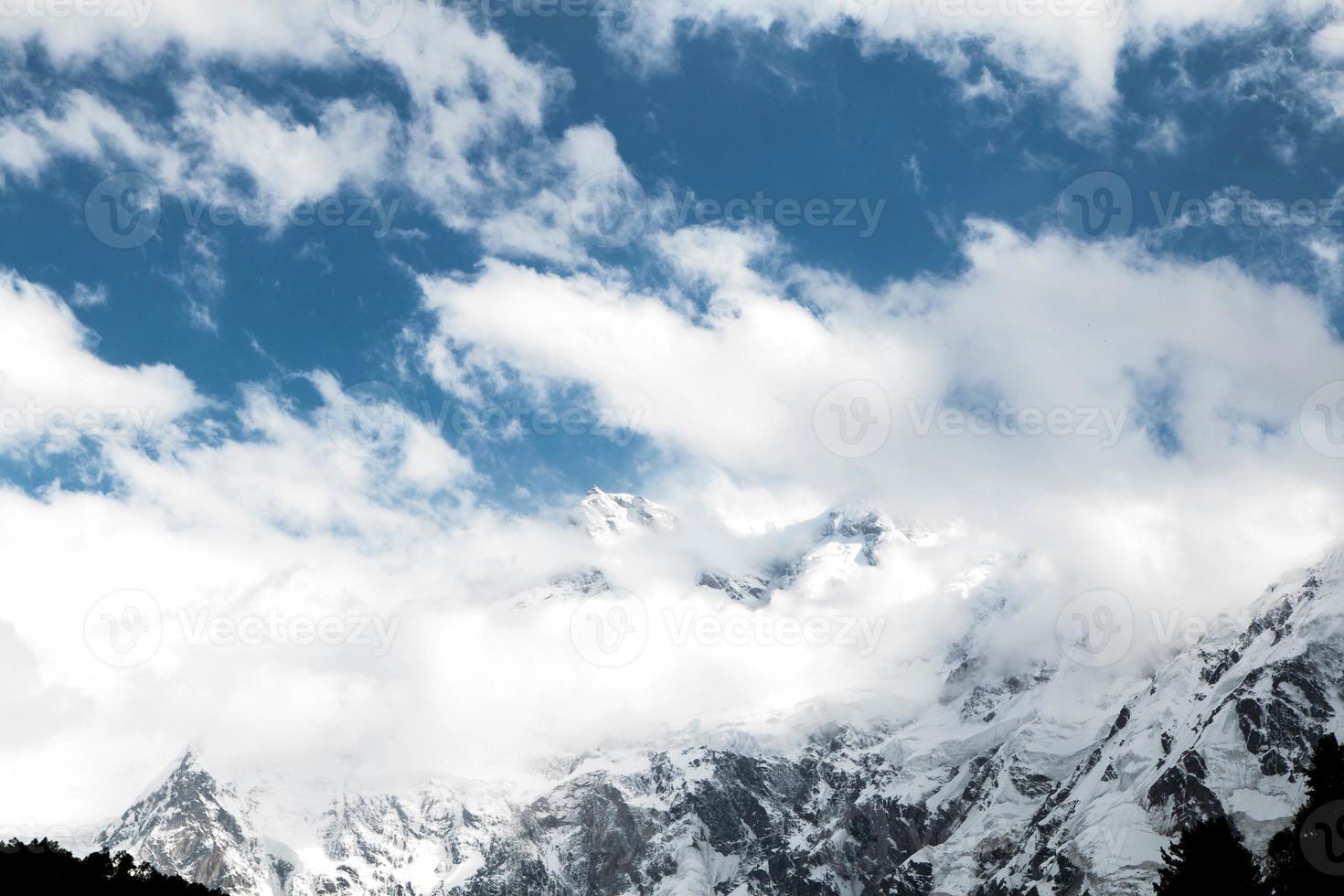 fe- ängar nanga parbat skön landskap bergen se foto