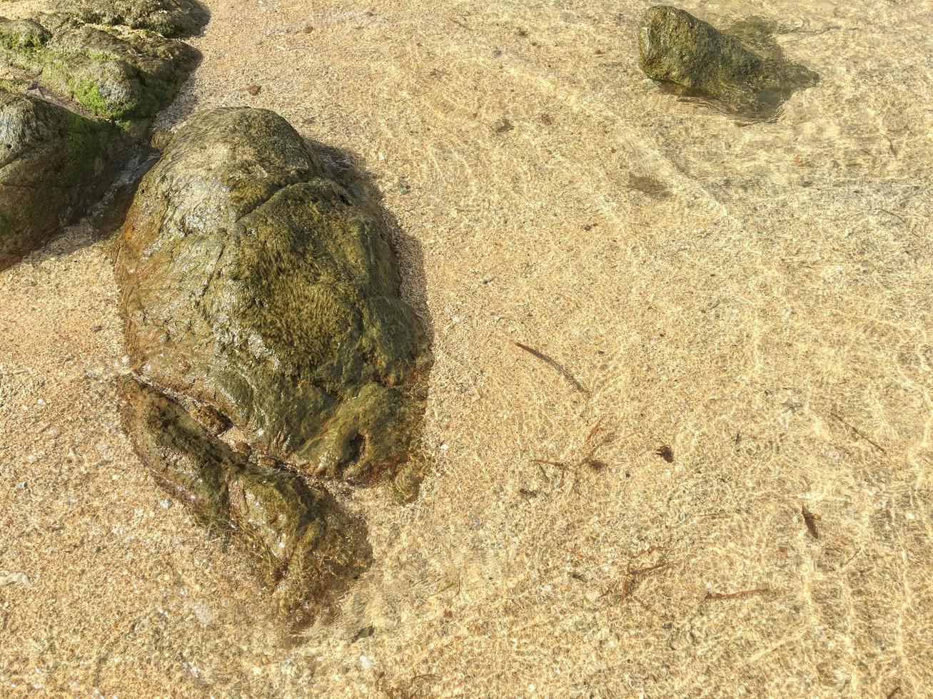 abstrakt sand av strand och mjuk Vinka bakgrund foto