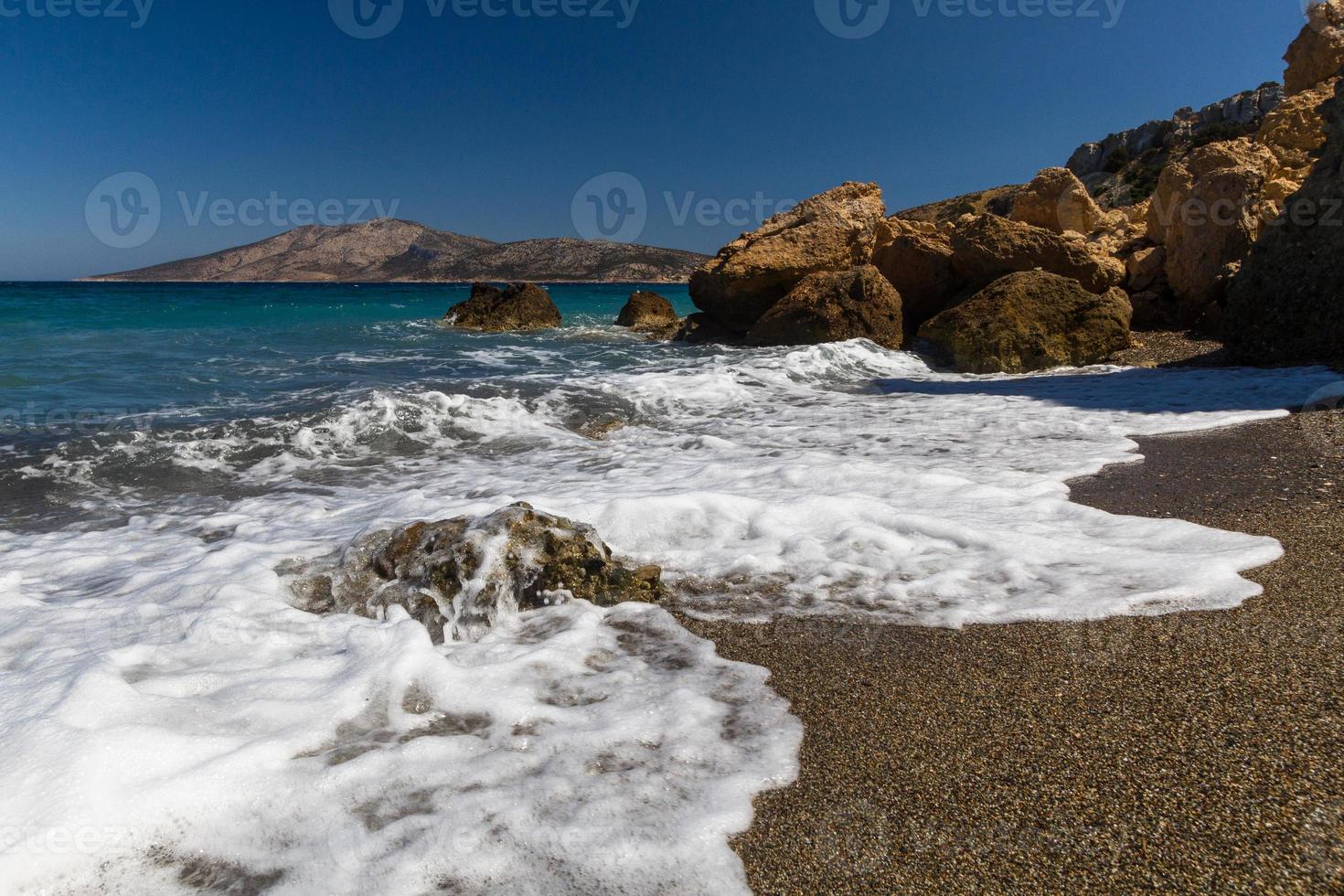 landskap från mikro Kykladerna, grekland foto