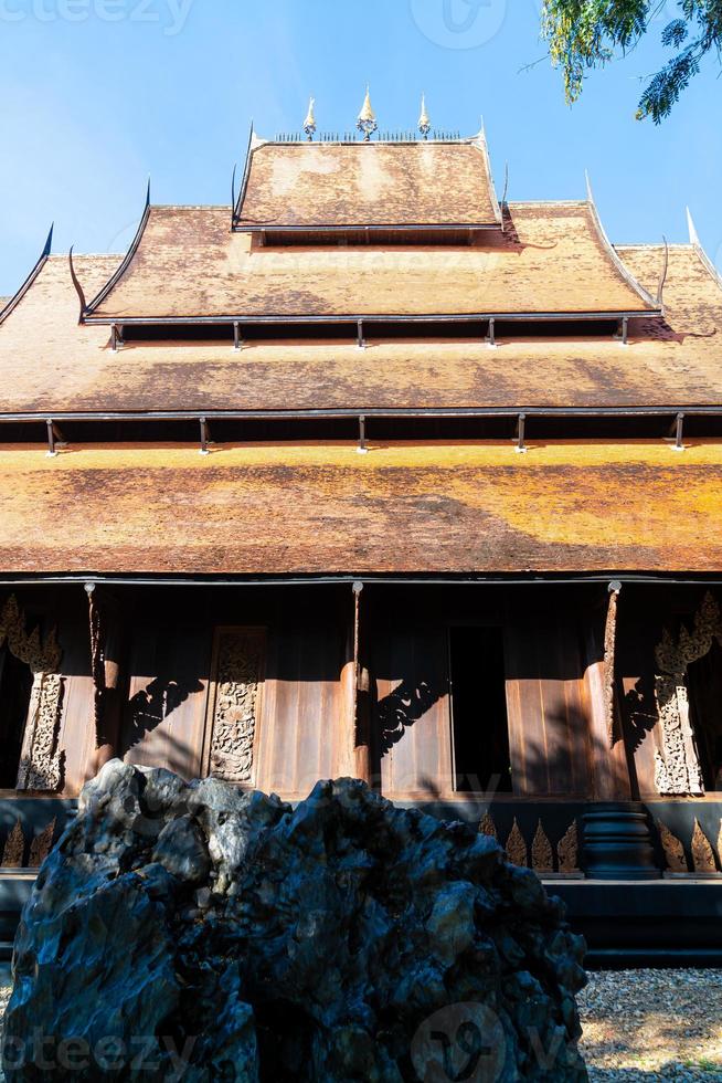 baan damm museum eller svart hus, ett av de känd plats och landmärke i chiang rai foto