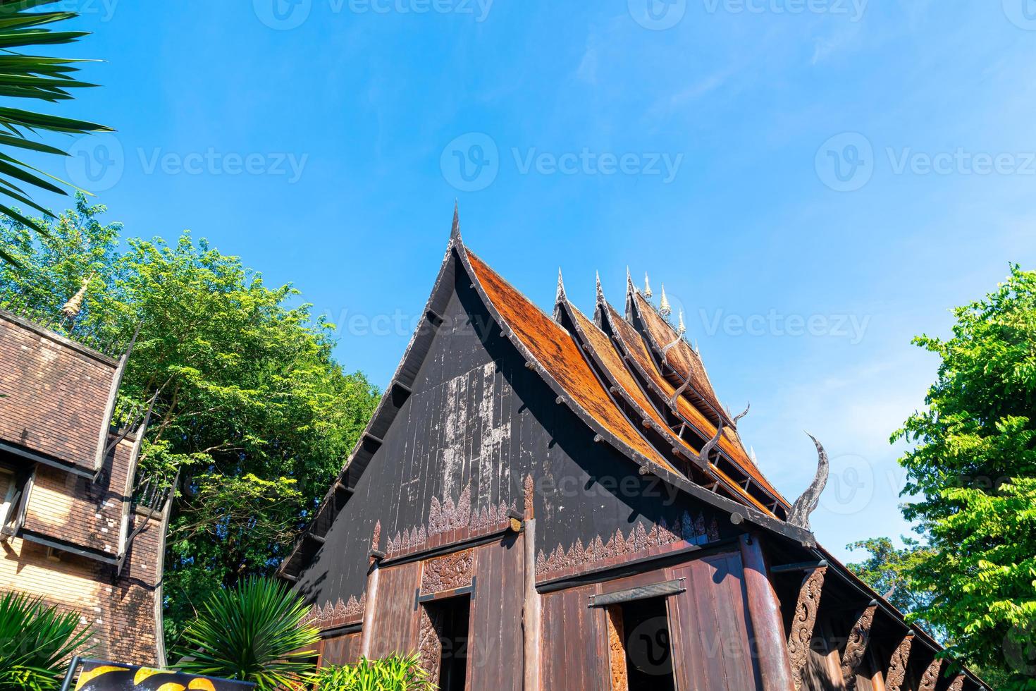 baan damm museum eller svart hus, ett av de känd plats och landmärke i chiang rai foto