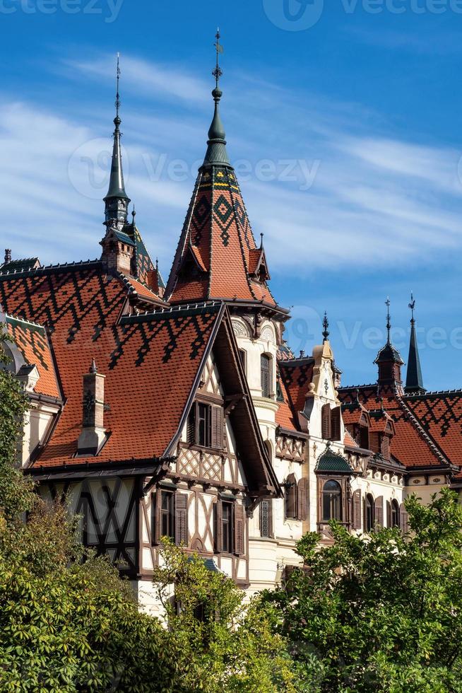 slott lesna, zlin område, tjeck republik, Europa foto