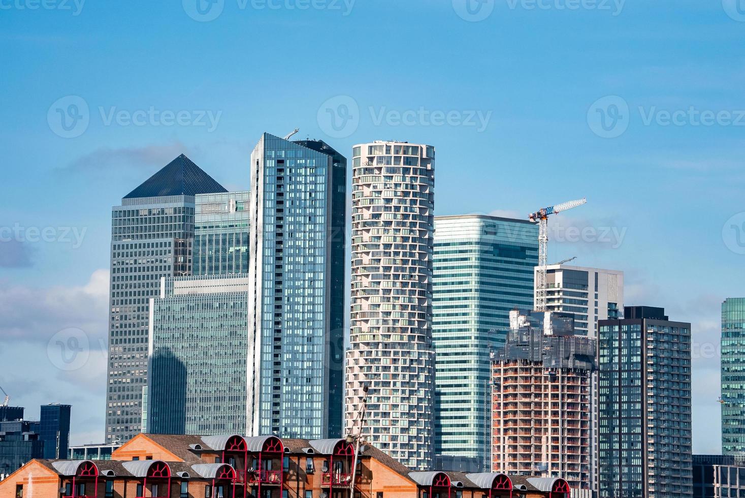stänga upp se av de skyskrapor i london, Storbritannien. foto