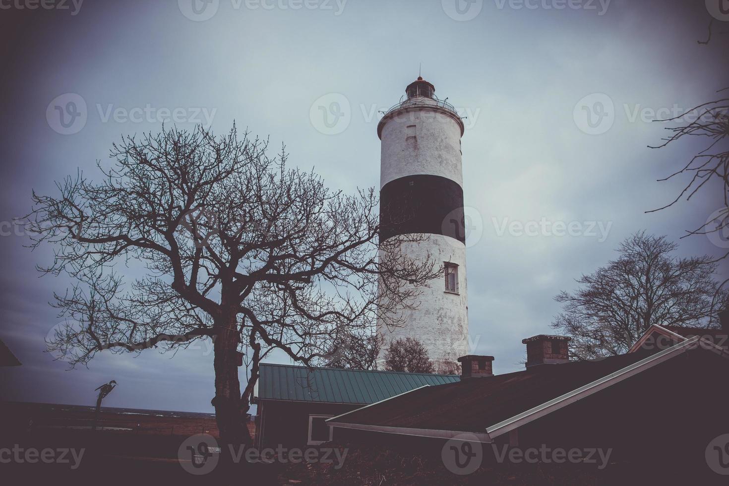 lange jan fyr på de svenska ö av öland foto