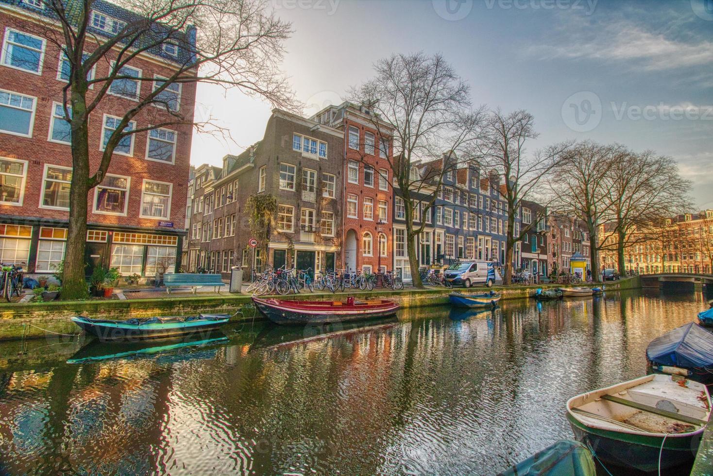 visningar från runt om amsterdam, de nederländerna foto