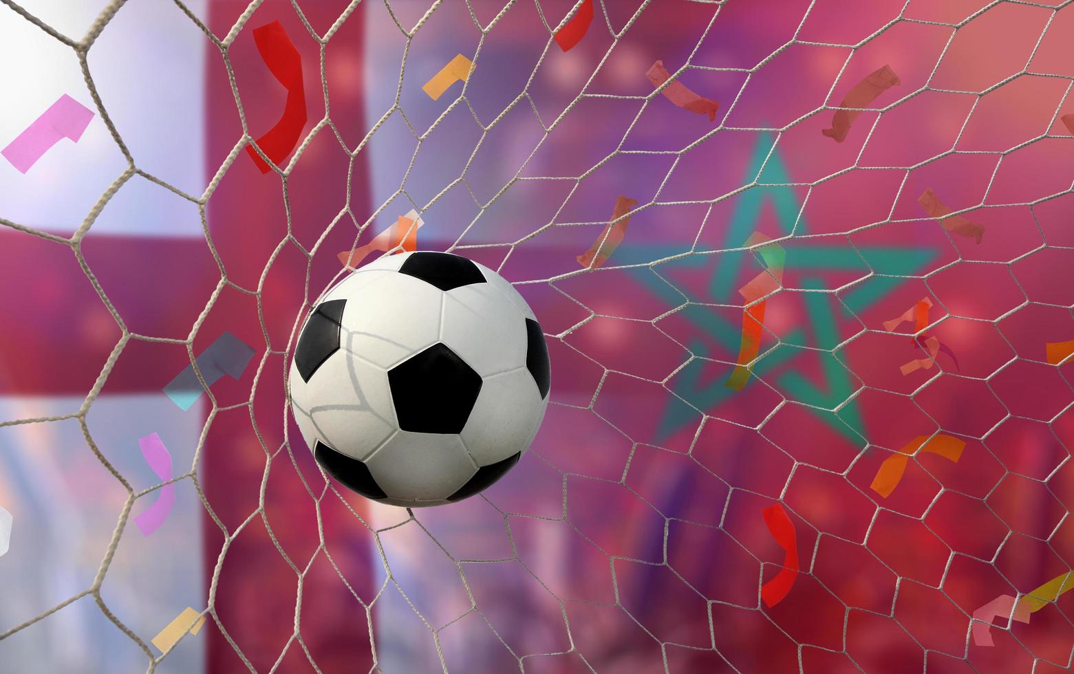 fotboll kopp konkurrens mellan de nationell England och nationell marocko. foto