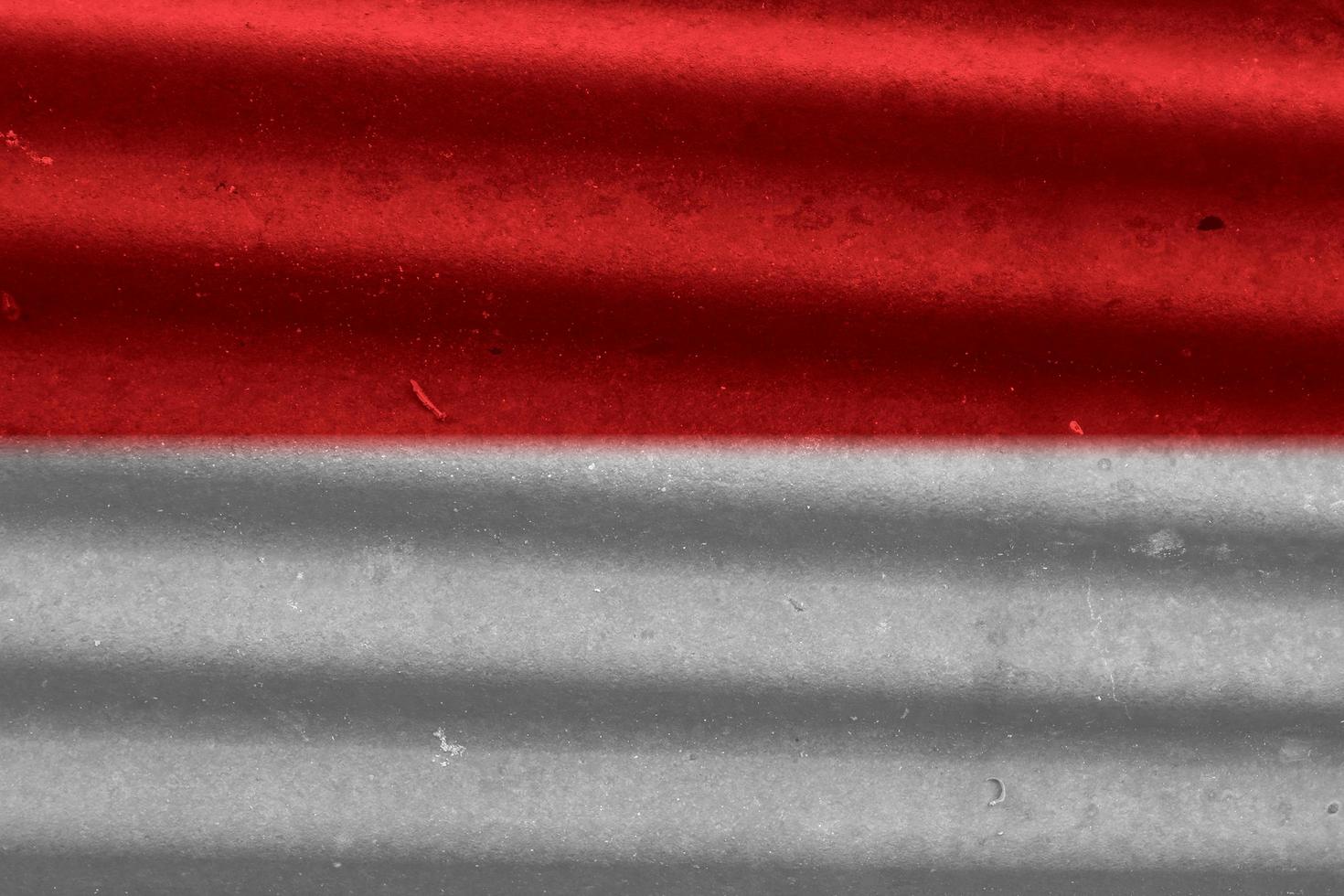 indonesiska flagga textur som en bakgrund foto