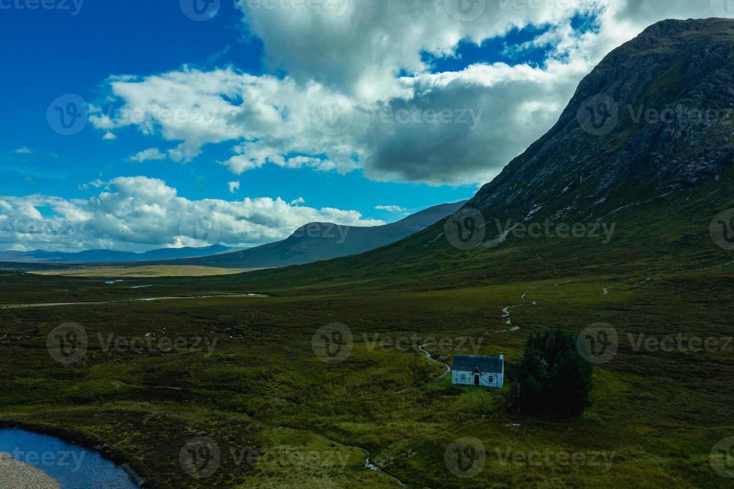 de flod coupall i de skott highlands foto