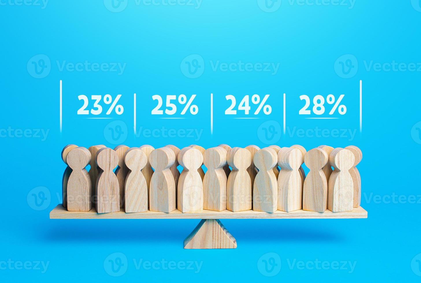 skilje människor in i grupper. forskning och statistik. åsikt och reaktion av svarande. omröstningar och röstning. segmentering och marknadsföring. studie av de konsument marknadsföra. undersökning resultat. preferenser foto