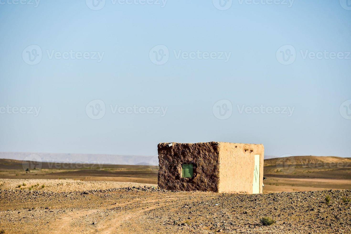 öken- landskap i marocko foto