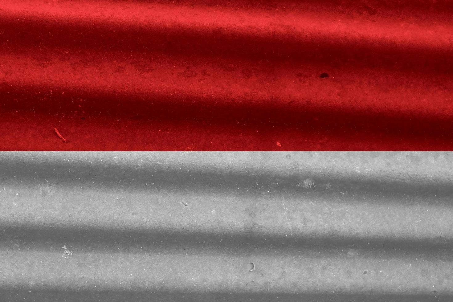 indonesiska flagga textur som en bakgrund foto