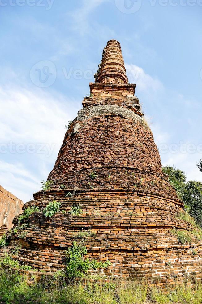 gammal buddist tempel i öst Asien foto