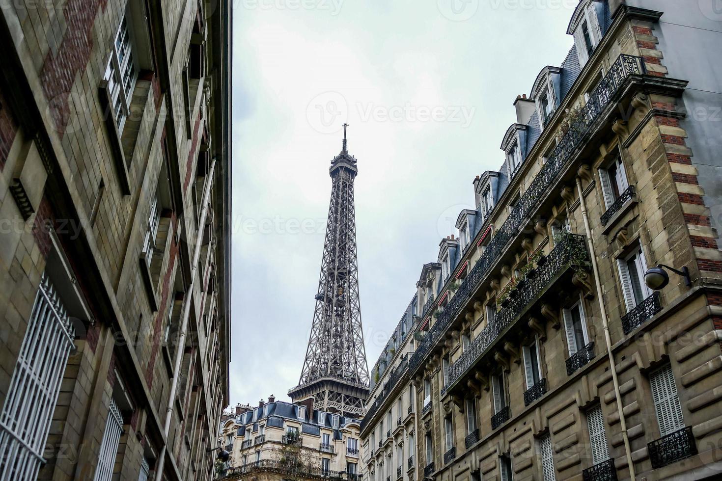 eiffeltornet i Paris, Frankrike foto