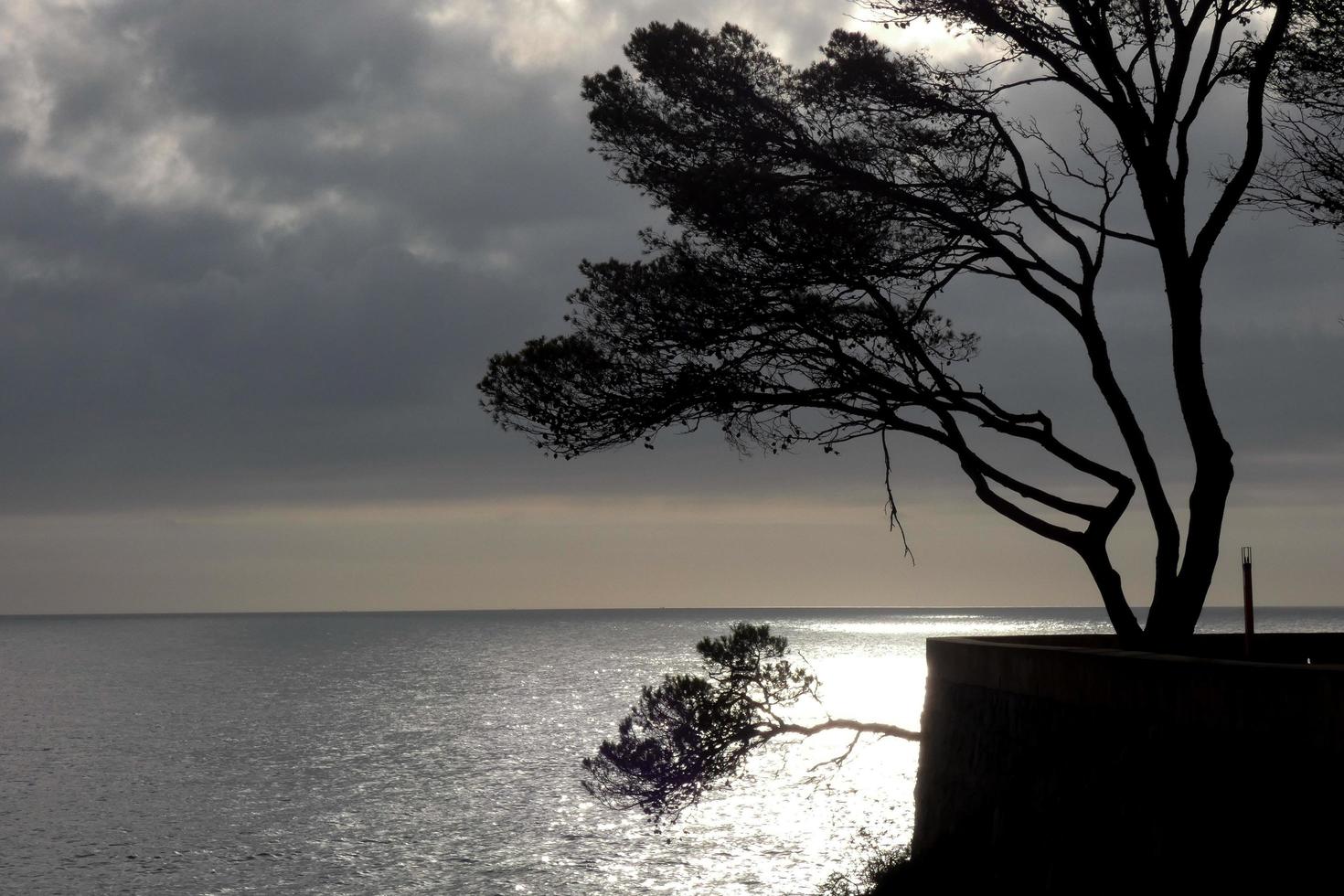 costa brava och kust väg längs de oländig kustlinje av nordlig Katalonien, Spanien foto