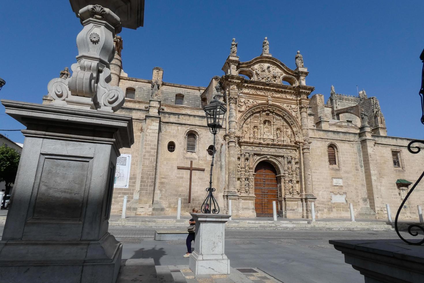 kyrka i de by av puerto de santa maria, i de provins av cadiz, andalusien, Spanien. foto