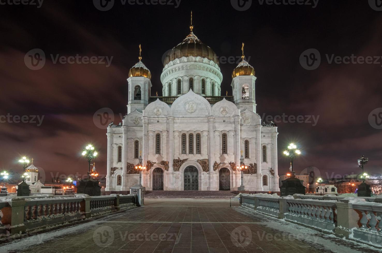 de katedral av christ de räddare - Moskva, ryssland foto