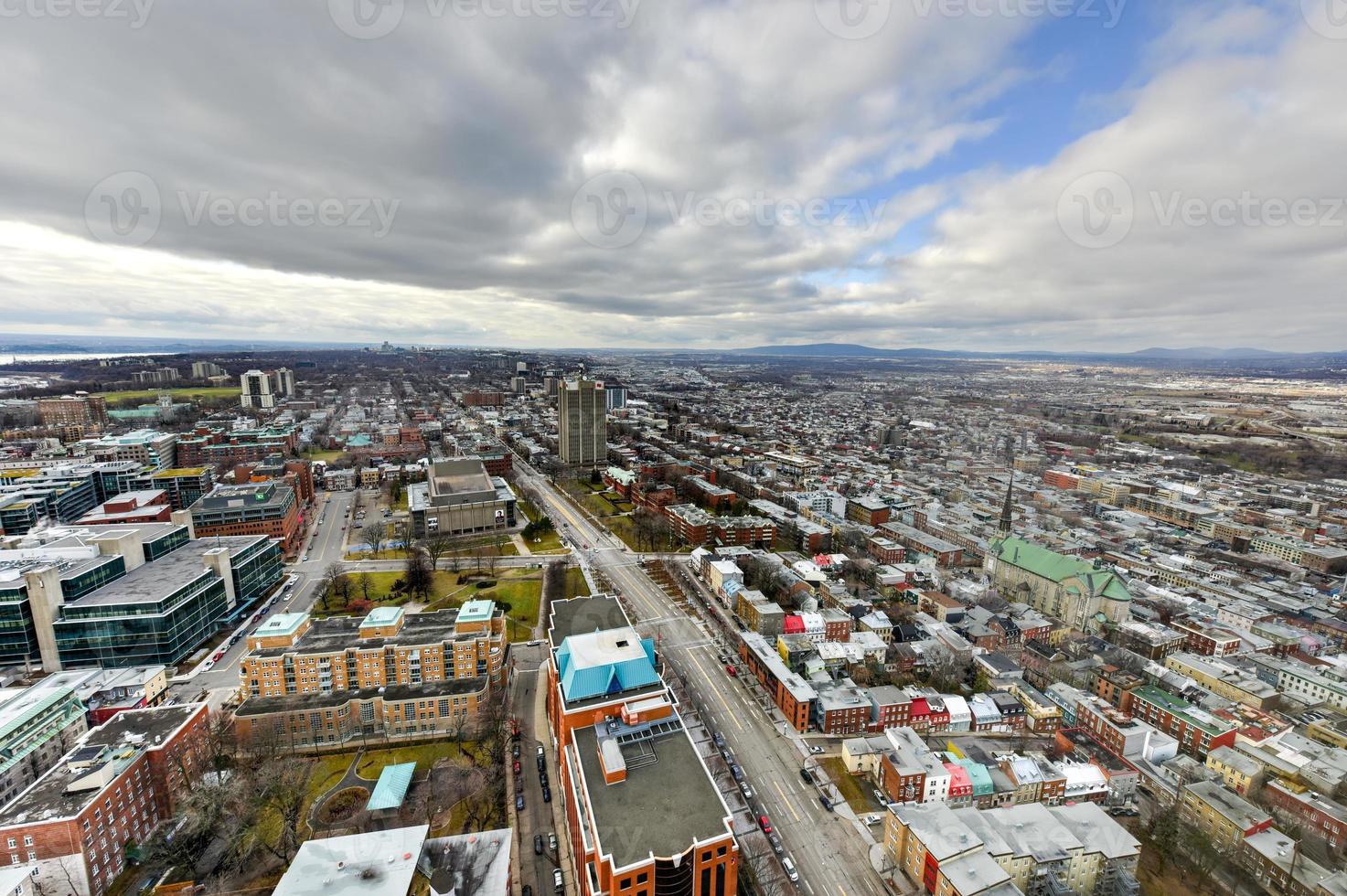 Quebec stad horisont foto