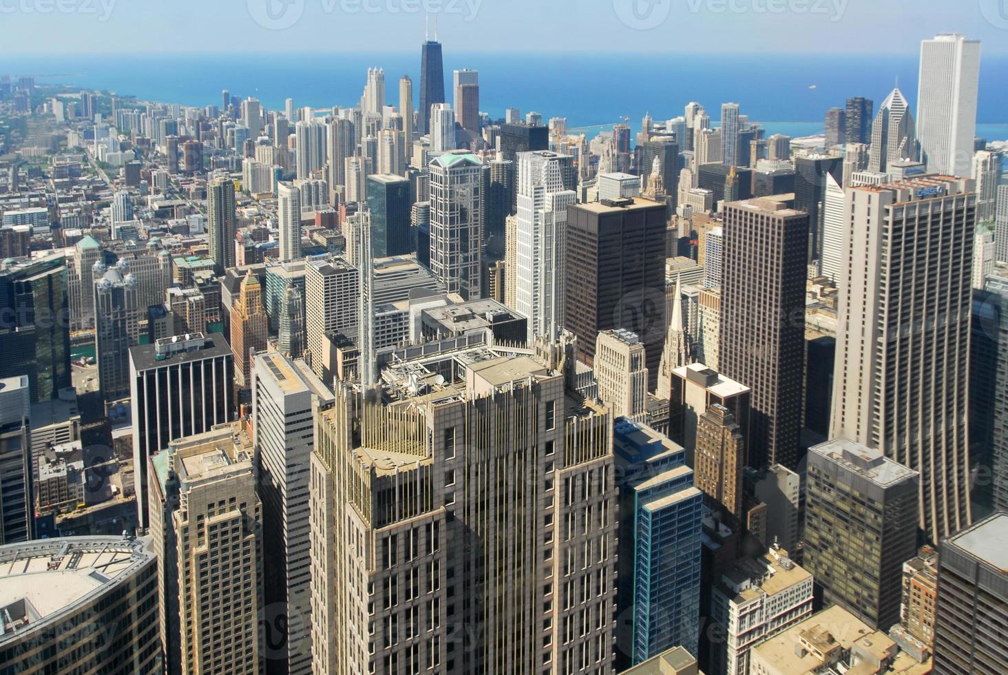 chicago skyline utsikt foto