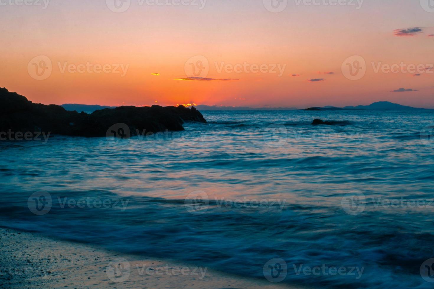 magi marin solnedgång foto