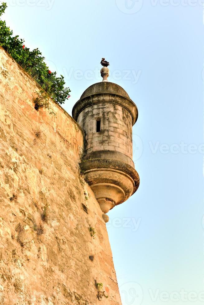 castillo san felipe del morro också känd som fort san felipe del morro eller morro slott. den är en 1500-talet citadell belägen i san juan, puerto rico. foto