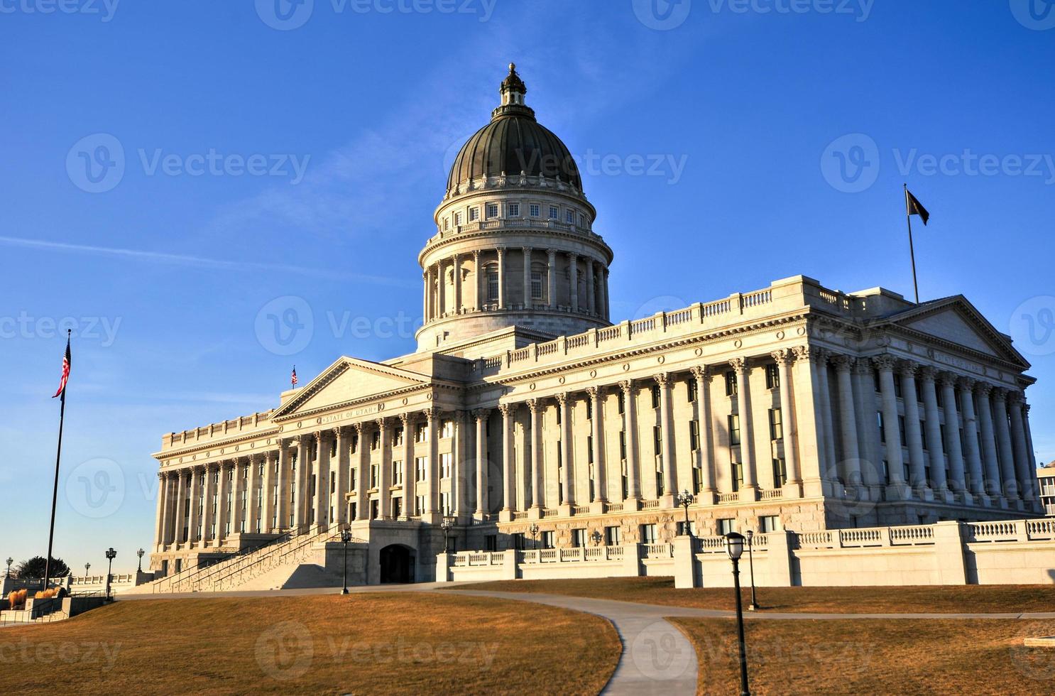 stat capitol byggnad, utah foto