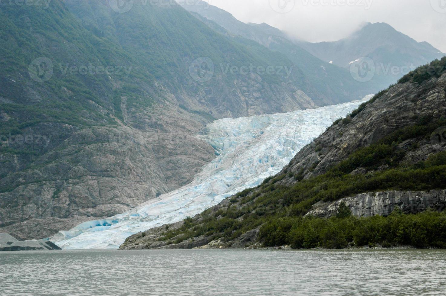 davidson glaciär nära glaciär punkt i sydöst alaska foto