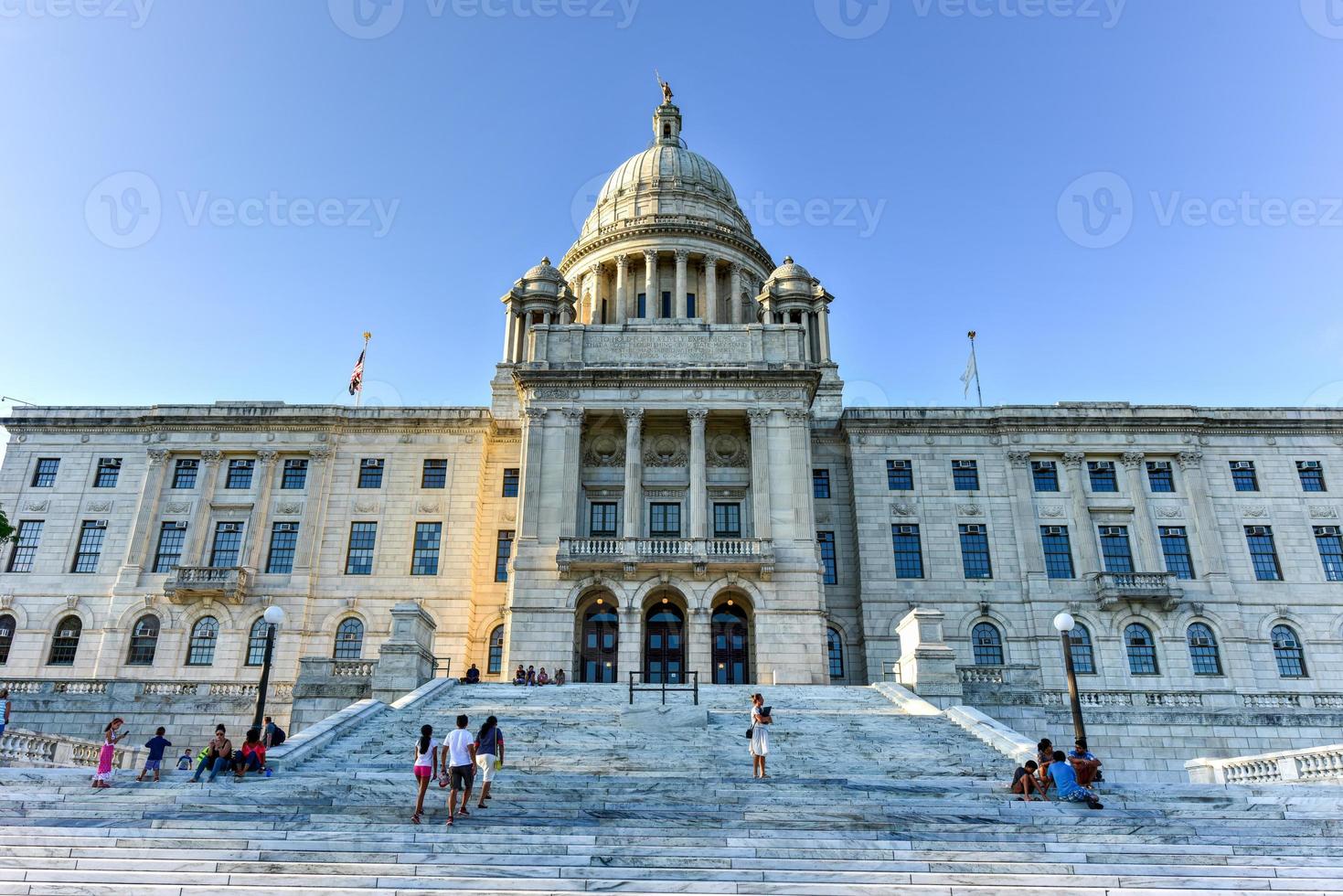 de Rhode ö stat hus, de capitol av de oss stat av Rhode ö. foto