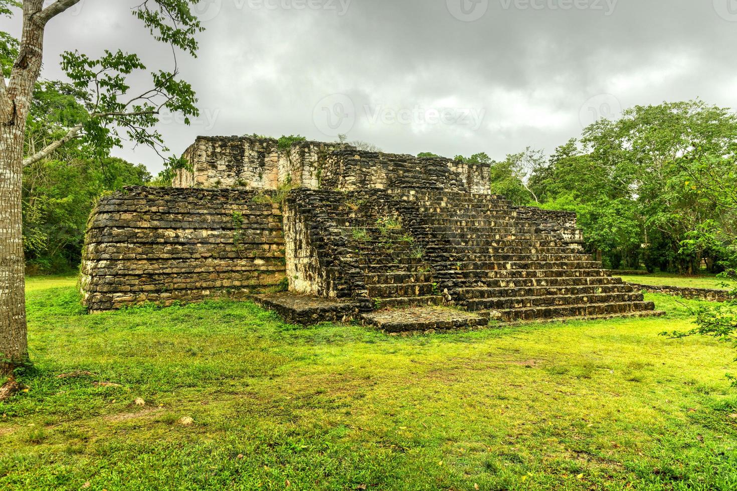 ek balam mayan arkeologisk webbplats. maya ruiner, yucatan halvö, mexico foto