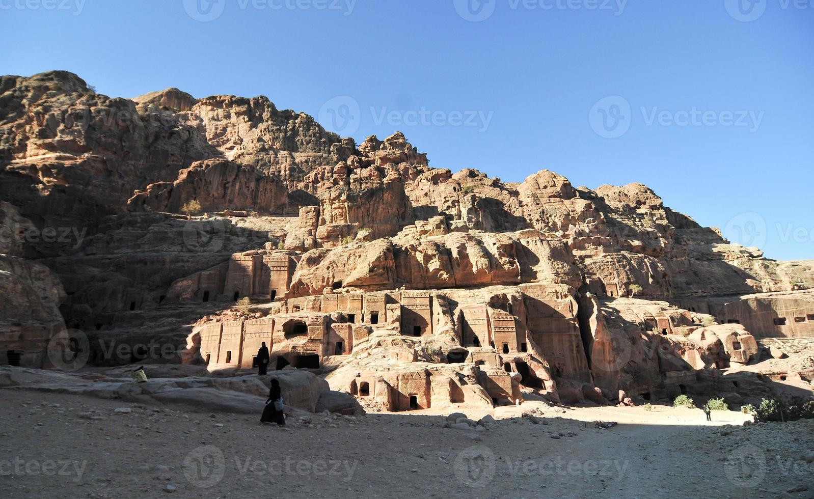 ruiner i petra, jordan foto