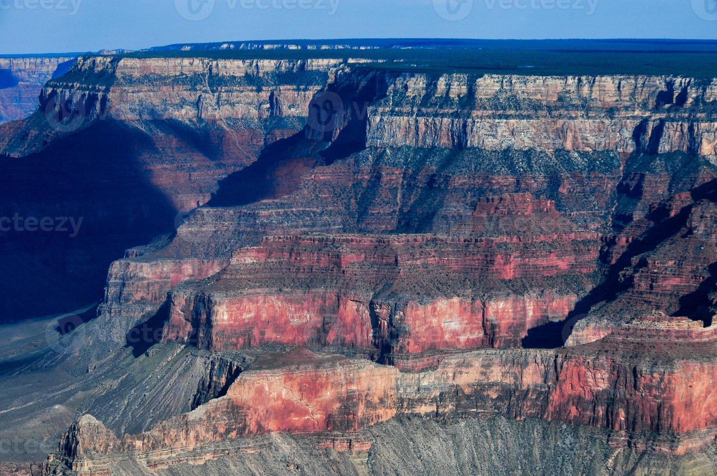 stor kanjon nationell parkera från de luft. foto