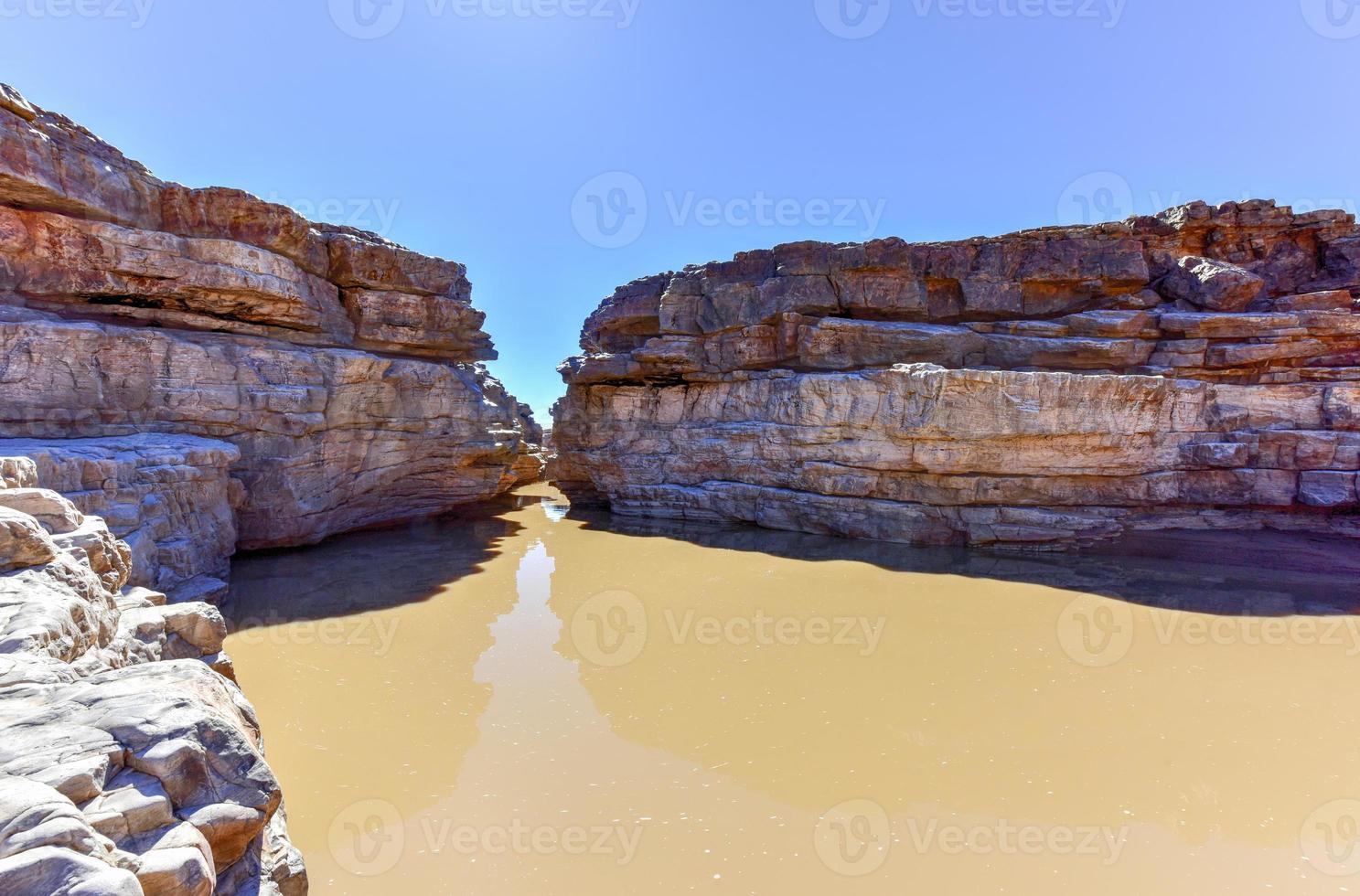 fisk flod kanjon - Namibia, afrika foto